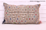 Colorful Moroccan pillow 14.1 inches X 22 inches